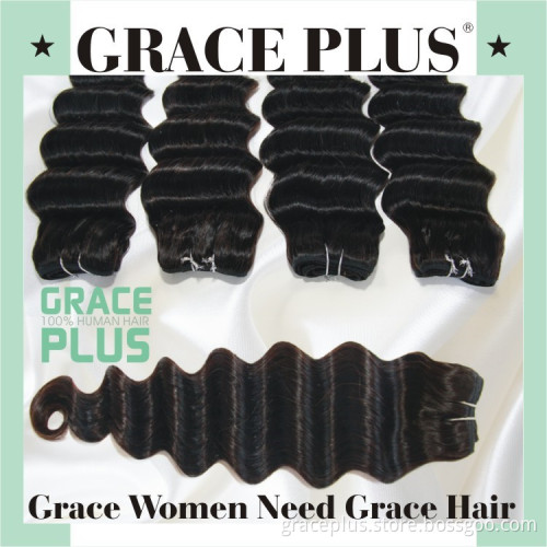 Best100% top quality remy unprocessed virgin brazilian deep wave hair
